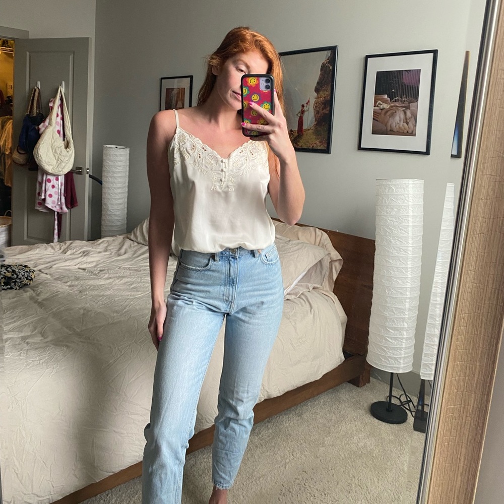 IVORY SILK BODYSUIT